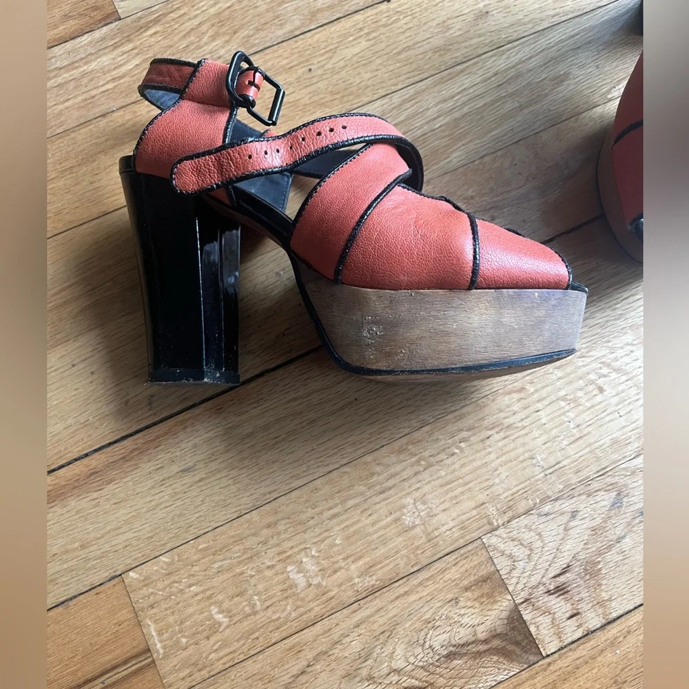 See by Chloe Stylish Women's Sandals in Red and Black - Picture 2 of 3